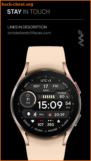 Awf TACT ONE - watch face screenshot