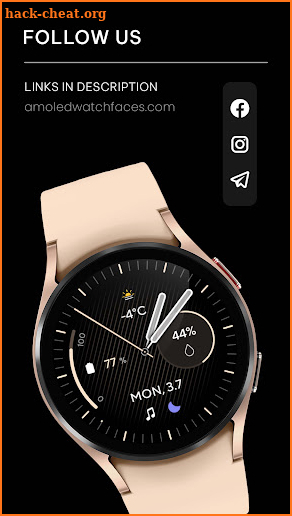 Awf UX Analog - watch face screenshot