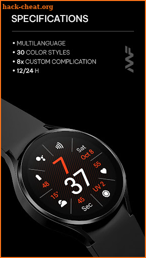 Awf Widgets - watch face screenshot