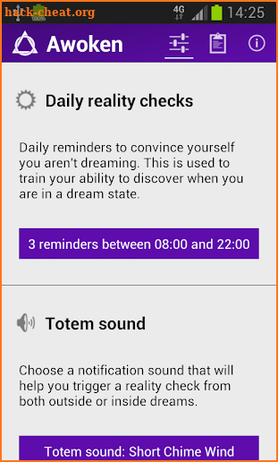Awoken - Lucid Dreaming Tool screenshot
