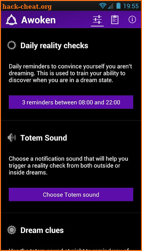 Awoken - Lucid Dreaming Tool screenshot