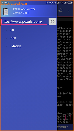 AWS Code Viewer screenshot