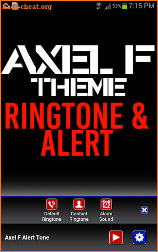 Axel F Ringtone and Alert screenshot