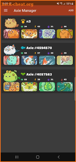 Axie Dex screenshot