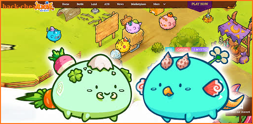 Axie Infinity Game Scholarship Hints screenshot