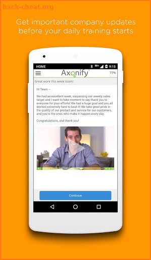 Axonify screenshot