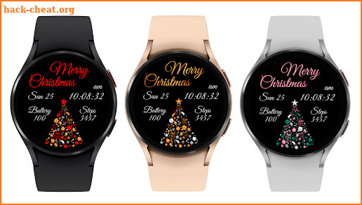 AZ254 Christmas Watch Face screenshot