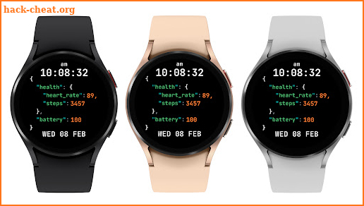 AZ261 Json Code Watch Face screenshot