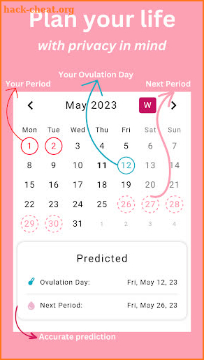 Azallea Period Tracker screenshot