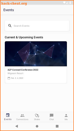 AZPARTSMASTER CONFERENCE INFO screenshot