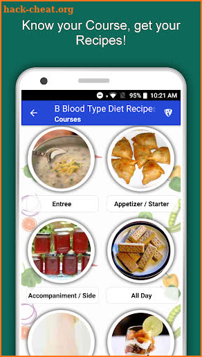 B Blood Type Recipes - Food Diet Plan, Health Tips screenshot