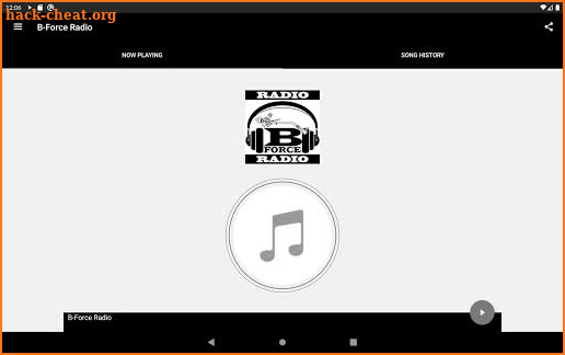 B-ForceRadio.com screenshot