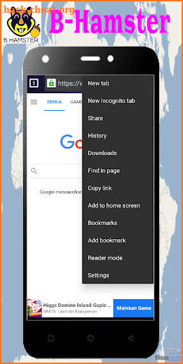 B-Hamster  Browser Anti blokir tercepat screenshot