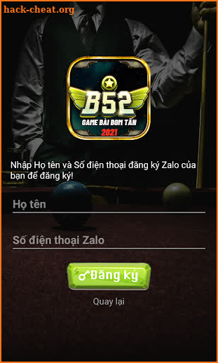 B52 - App nhà cái mới nhất 2021 screenshot