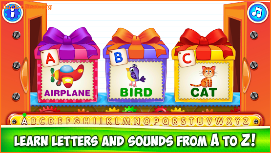 Baby ABC in box! Kids alphabet games for toddlers screenshot