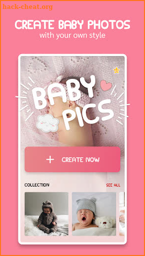 Baby art: Baby photo & Baby pics app free screenshot