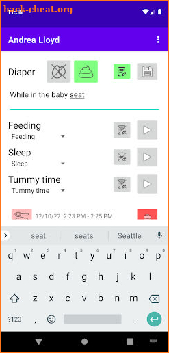 Baby Buddy for Android screenshot