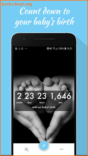 Baby Countdown Widget screenshot