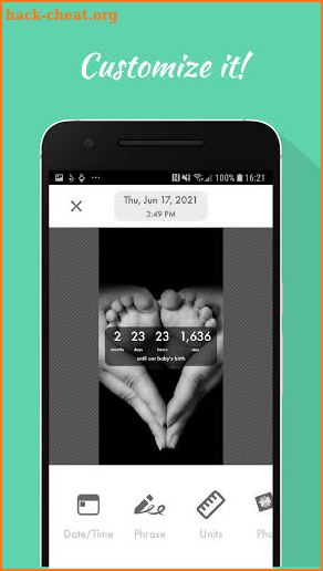 Baby Countdown Widget screenshot