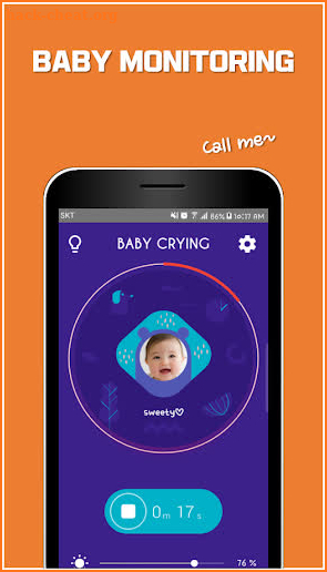 Baby Crying (monitor and alert, lullaby) screenshot