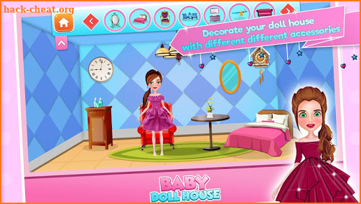 Baby Dollhouse Room Decorating screenshot