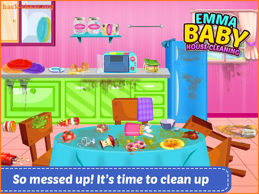 Baby Emma House Cleaning - Home Cleanup Girls Game screenshot