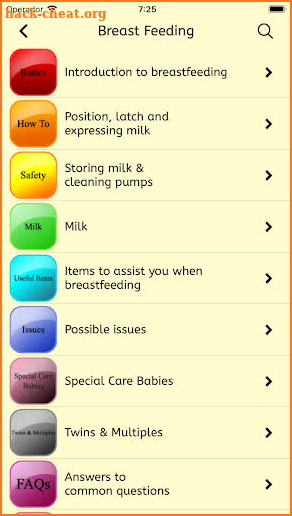 Baby Feeding screenshot