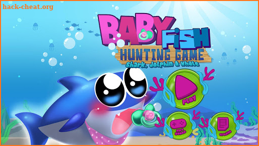 Baby Fish Hunting Game: Shark Whale and Dolphin screenshot