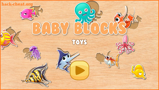 Baby Fish Shape Blocks Puzzle - Educational Game screenshot