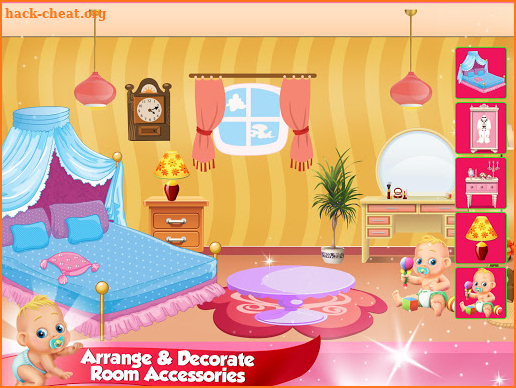 Baby Girl Doll House: Design & Clean Luxury Rooms screenshot