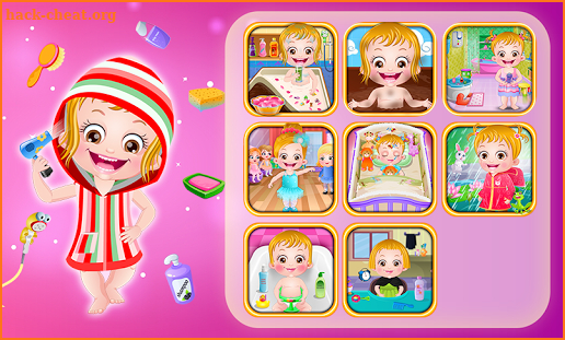 Baby Hazel Bathing Games screenshot