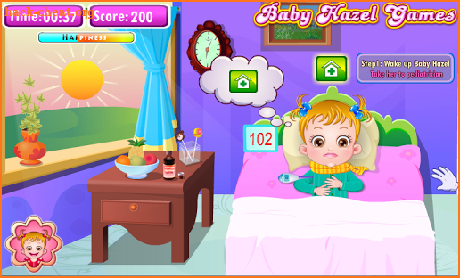 Baby Hazel Goes Sick screenshot