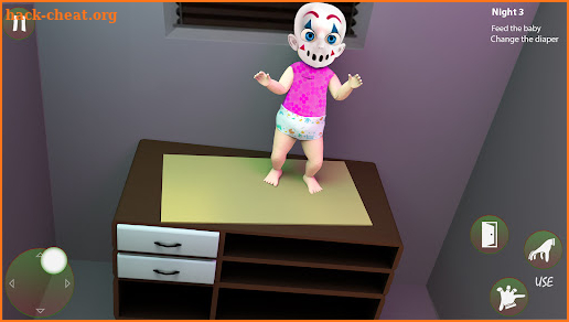 Baby In Pink Horror House Game screenshot