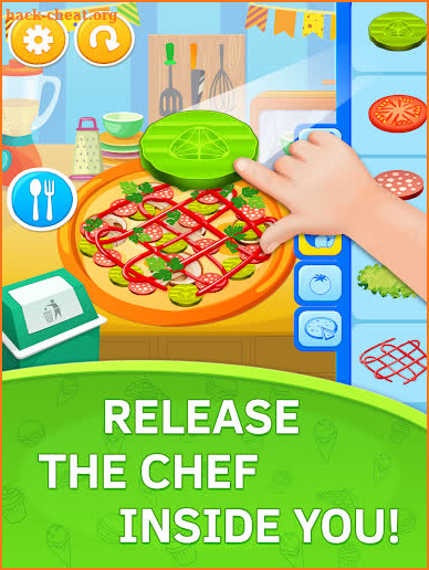 Baby Kitchen. Pizza chef. Pro screenshot