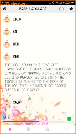 Baby Language: Talking Baby screenshot