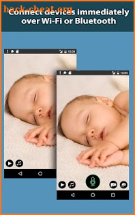 Baby Monitor: Video & Audio over WiFi or Bluetooth screenshot