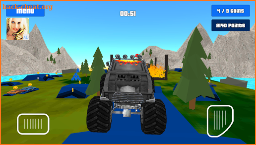 Baby Monster Truck Hot Racing screenshot