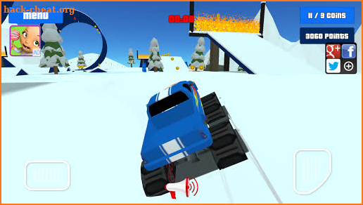 Baby Monster Truck Ice Fun Pro screenshot