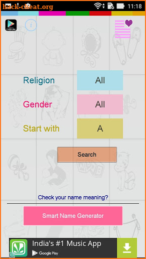 Baby Names & Meanings - Global screenshot