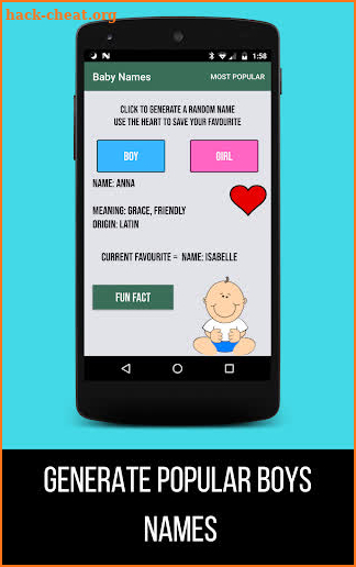 Baby Names Generator screenshot