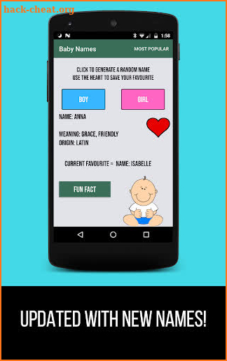 Baby Names Generator screenshot