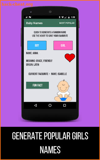 Baby Names Generator screenshot