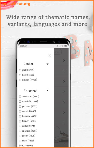 Baby Names Pedia screenshot