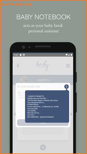 Baby Notebook - Baby Book App screenshot