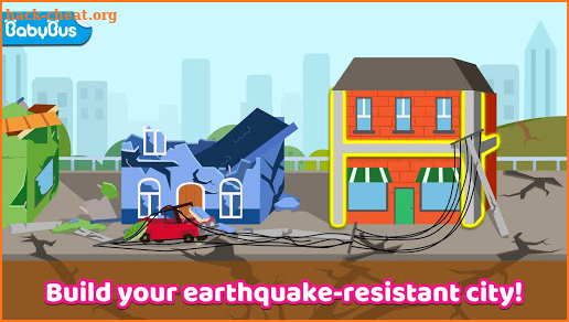 Baby Panda's Earthquake-resistant Building screenshot