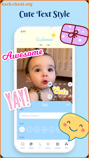 Baby Photo Editor & Baby Story screenshot