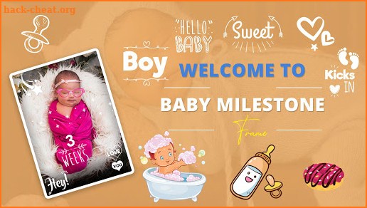 BABY PHOTO EDITOR: BABY MILESTONE & BABY SHOWER screenshot