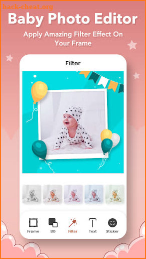 Baby Photo Editor : Tootsie Baby Photo screenshot