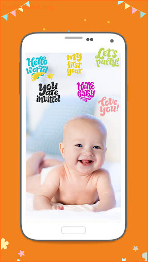 Baby Photo Studio - Write Baby Stories screenshot