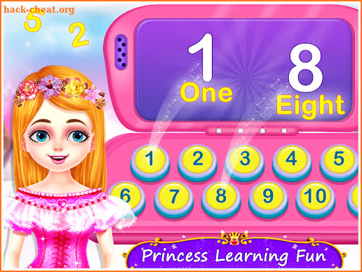 Baby princess computer - alphabet, puzzle, phone screenshot